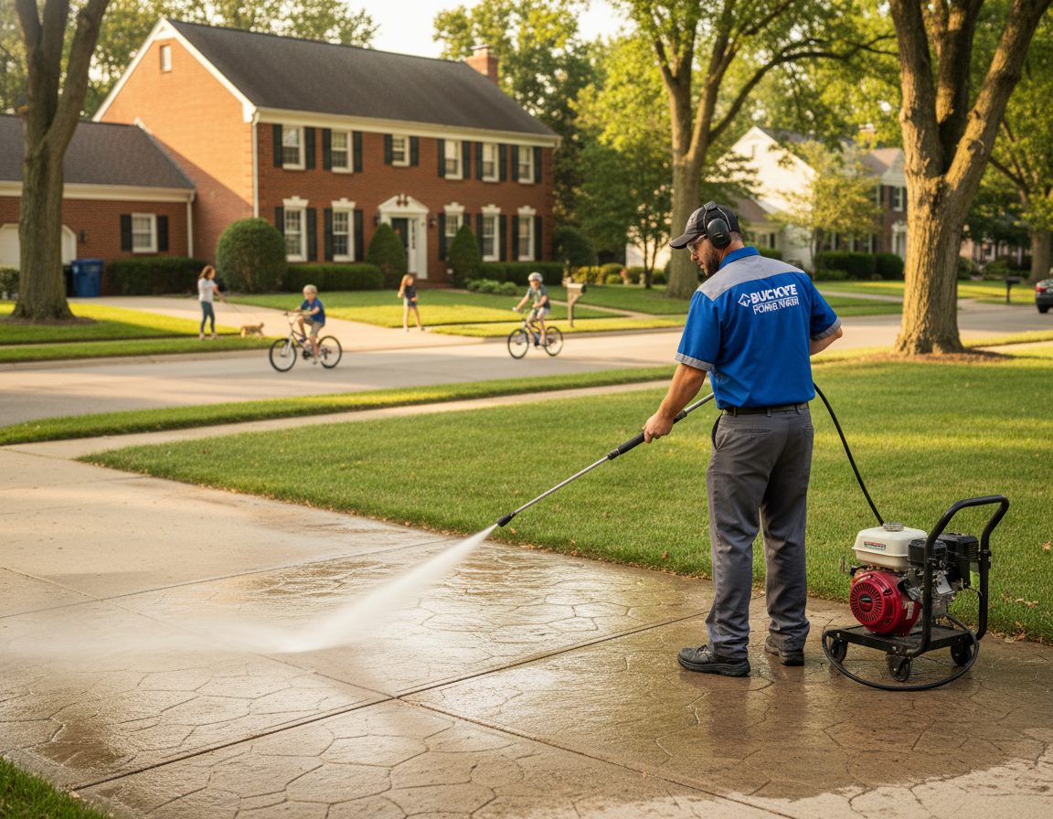 Pressure Washing In Lewis Center